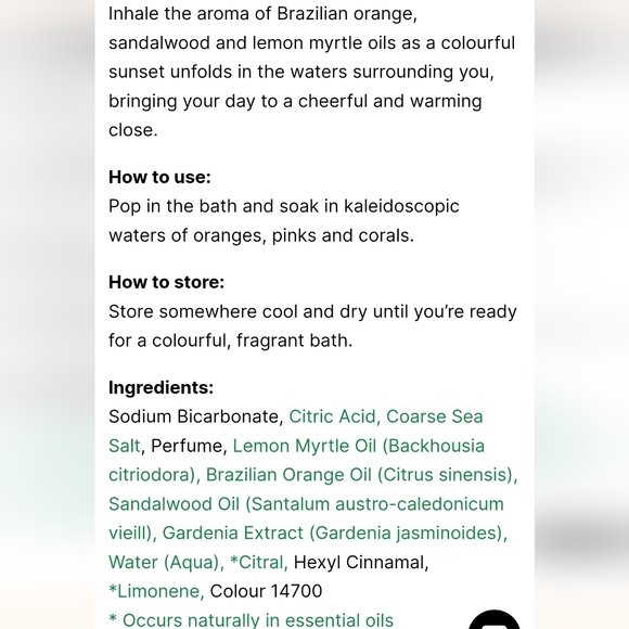 Lush ochre bath bomb - Picture 3 of 4